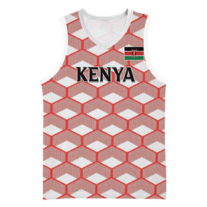 Personalized Kenya Athletics Basketball Jersey White Jersey LT15