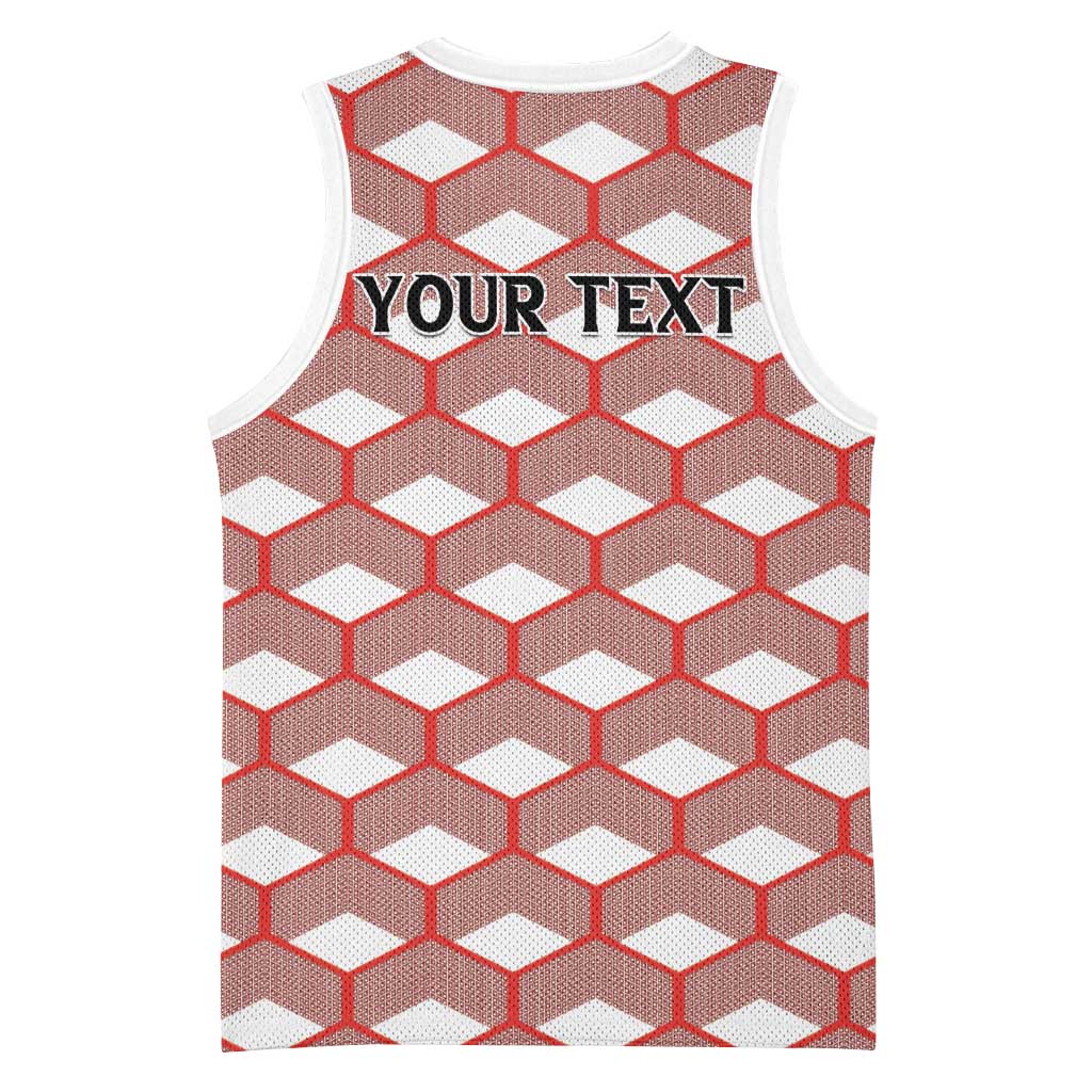 Personalized Kenya Athletics Basketball Jersey White Jersey LT15