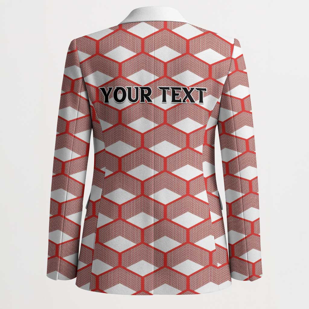 Personalized Kenya Athletics White Jersey Blazer