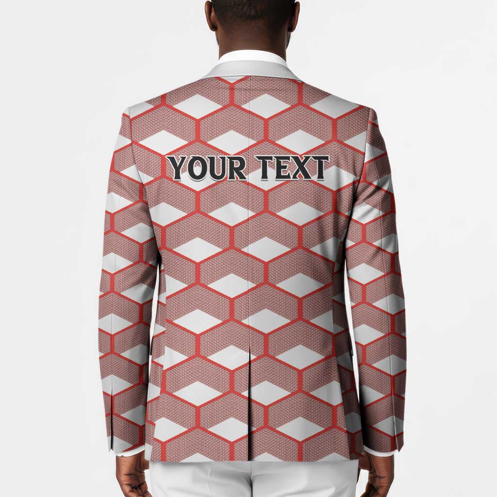 Personalized Kenya Athletics White Jersey Blazer