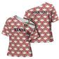 Personalized Kenya Athletics White Jersey Cross Shoulder Shirt