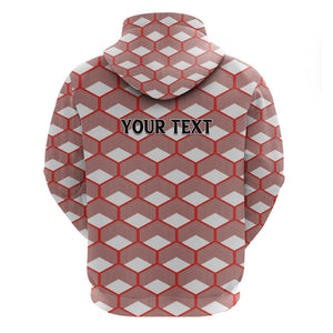 Personalized Kenya Athletics Hoodie White Jersey - African Pride