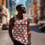 Personalized Kenya Athletics Men Tank Top White Jersey - African Pride