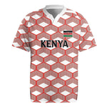 Personalized Kenya Athletics Rugby Jersey White Jersey - African Pride