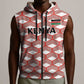 Personalized Kenya Athletics Sleeveless Zip Hoodie White Jersey - African Pride