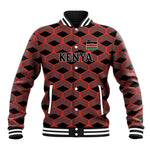 Personalized Kenya Athletics Baseball Jacket Black Jersey - African Pride