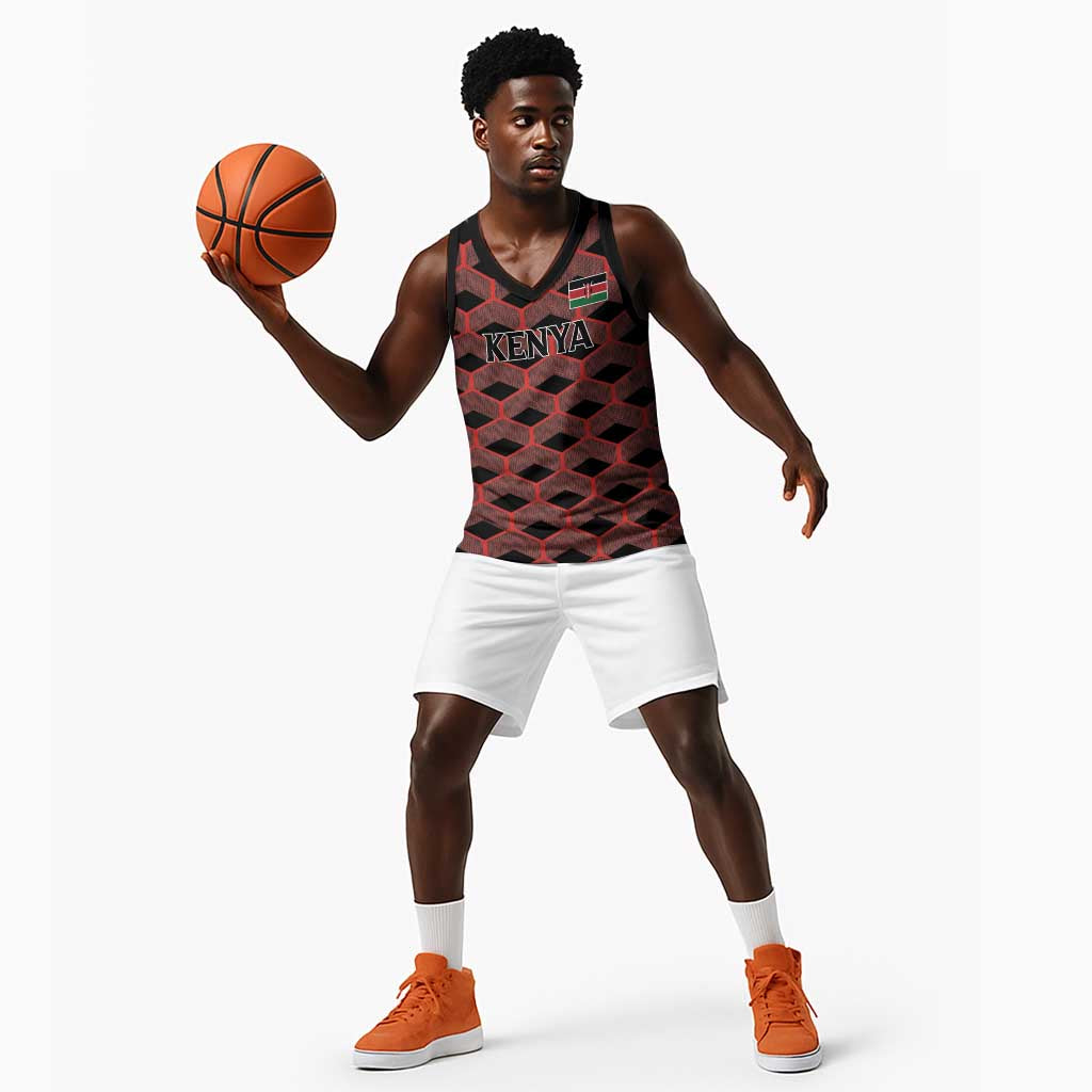 Personalized Kenya Athletics Basketball Jersey Black Jersey LT15