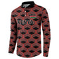 Personalized Kenya Athletics Black Jersey Button Sweatshirt
