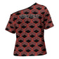 Personalized Kenya Athletics Black Jersey Cross Shoulder Shirt