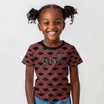 Personalized Kenya Athletics Kid T shirt Black Jersey - African Pride