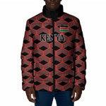 Personalized Kenya Athletics Black Jersey Padded Jacket