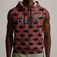 Personalized Kenya Athletics Sleeveless Zip Hoodie Black Jersey - African Pride