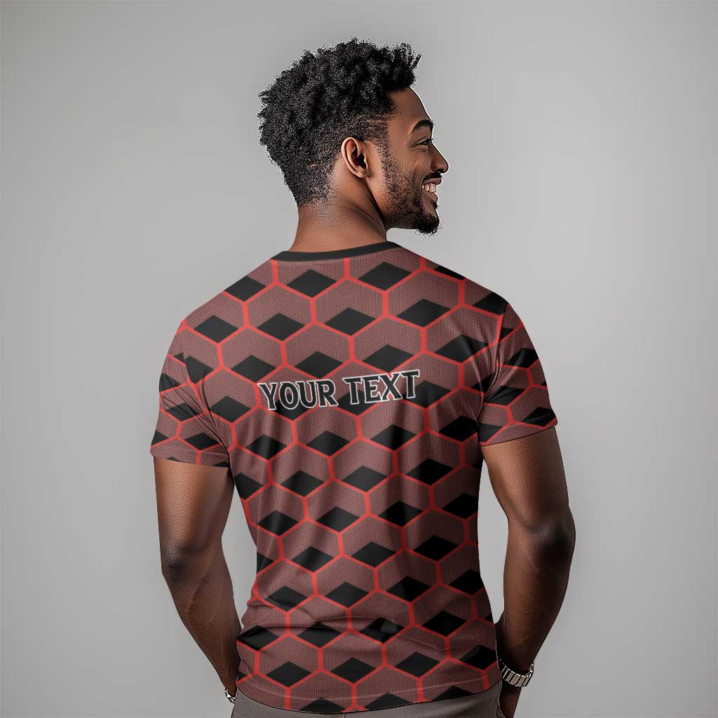 Personalized Kenya Athletics T shirt Black Jersey - African Pride