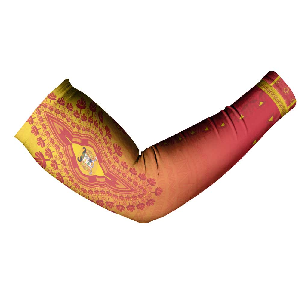Personalized Benin African Dashiki Arm Sleeves