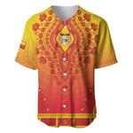 Personalized Afro Benin Baseball Jersey African Dashiki Style - African Pride