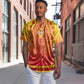 Personalized Afro Benin Baseball Jersey African Dashiki Style - African Pride