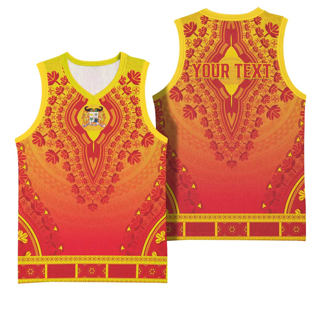 Personalized Afro Benin Basketball Jersey African Dashiki Style LT15