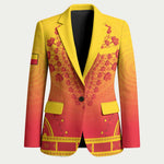 Personalized Benin African Dashiki Blazer
