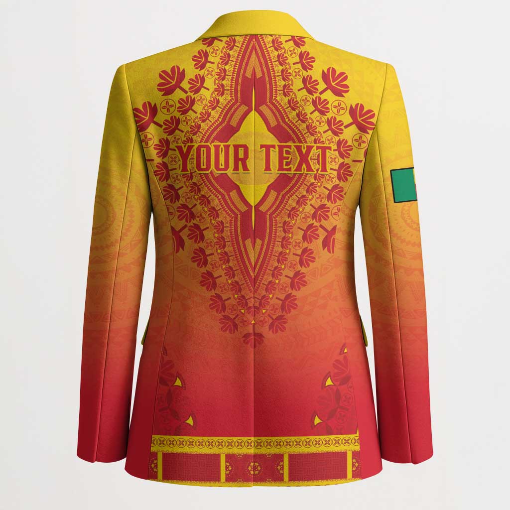 Personalized Benin African Dashiki Blazer