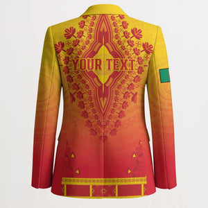 Personalized Benin African Dashiki Blazer