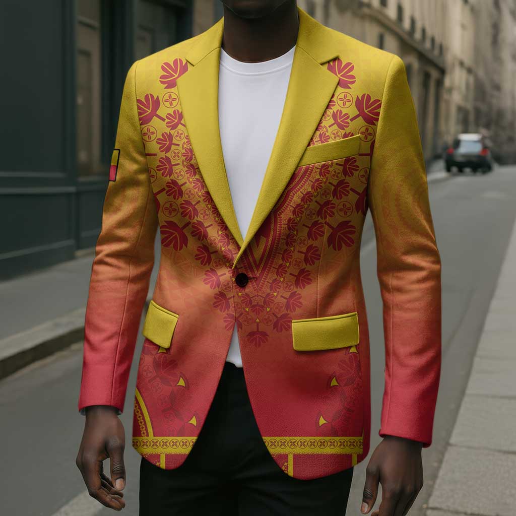 Personalized Benin African Dashiki Blazer