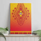 Afro Benin Canvas Wall Art African Dashiki Style - African Pride