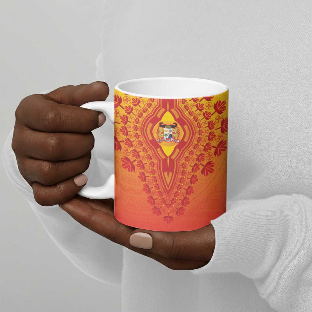 Personalized Benin African Dashiki Ceramic Mug