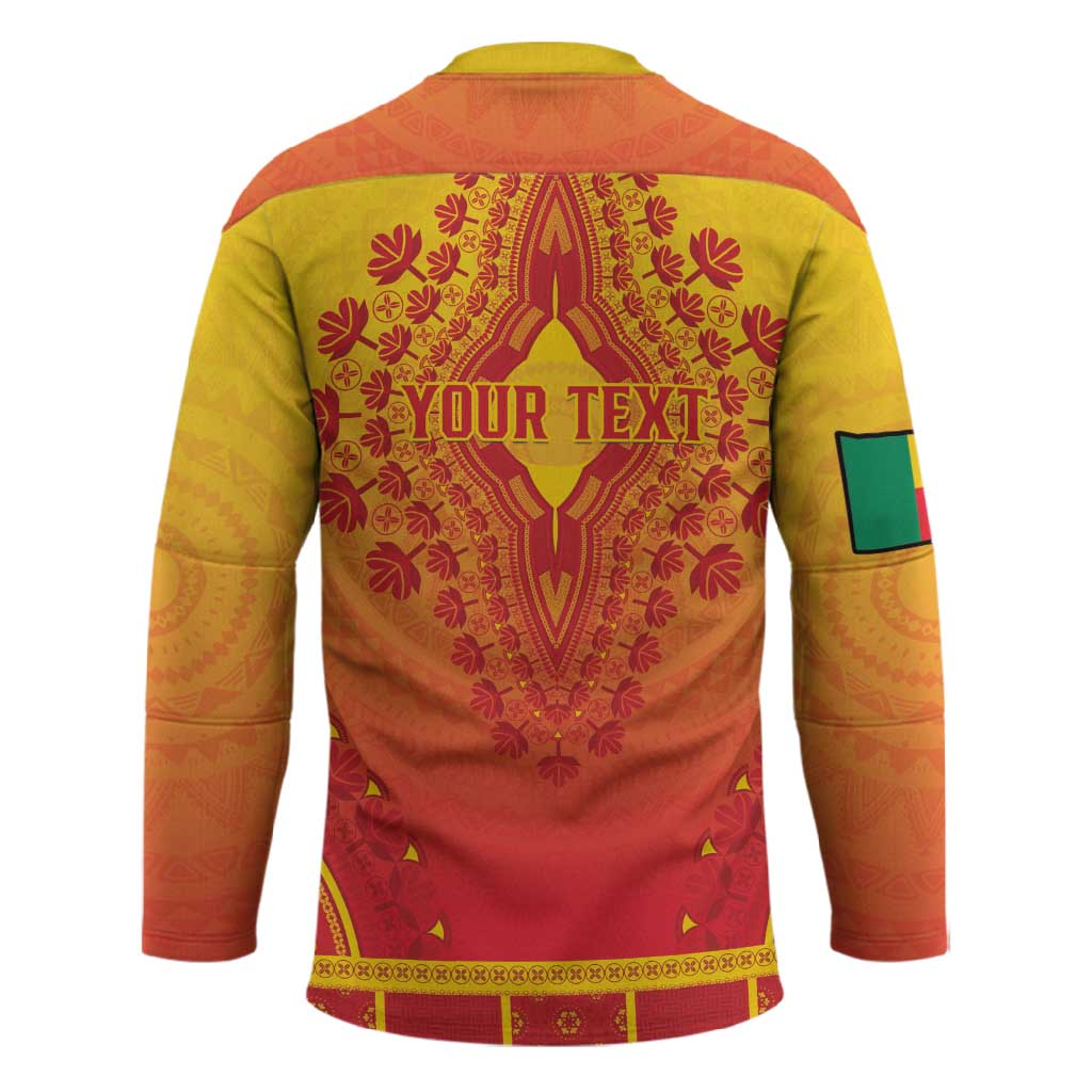 Personalized Benin African Dashiki Hockey Jersey
