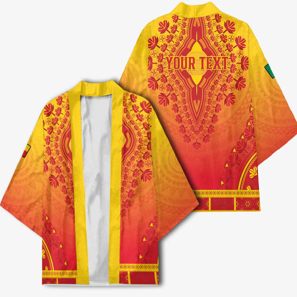 Personalized Benin African Dashiki Kimono