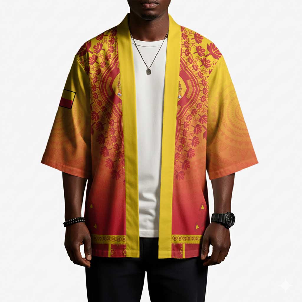 Personalized Benin African Dashiki Kimono
