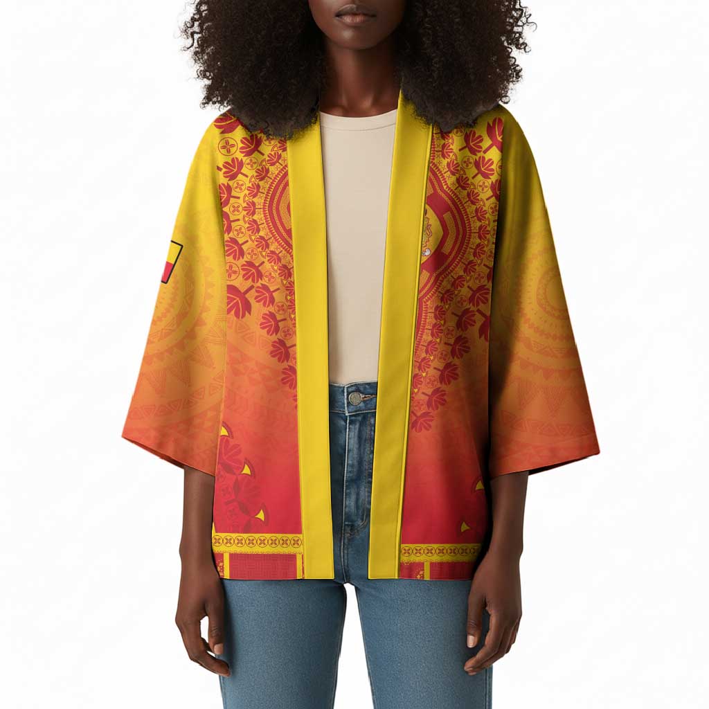 Personalized Benin African Dashiki Kimono