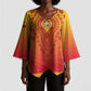 Personalized Benin African Dashiki Kimono Sleeve Blouse