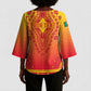 Personalized Benin African Dashiki Kimono Sleeve Blouse