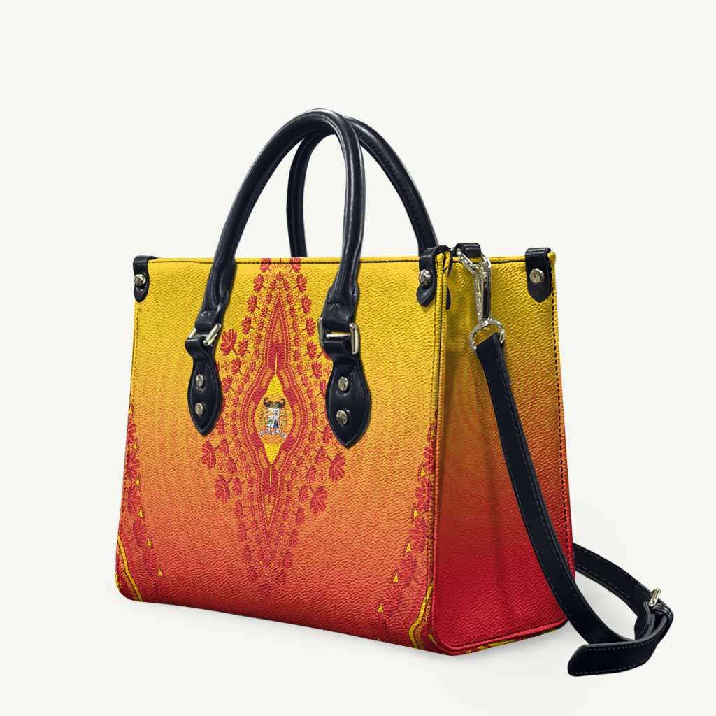 Benin African Dashiki Leather Bag