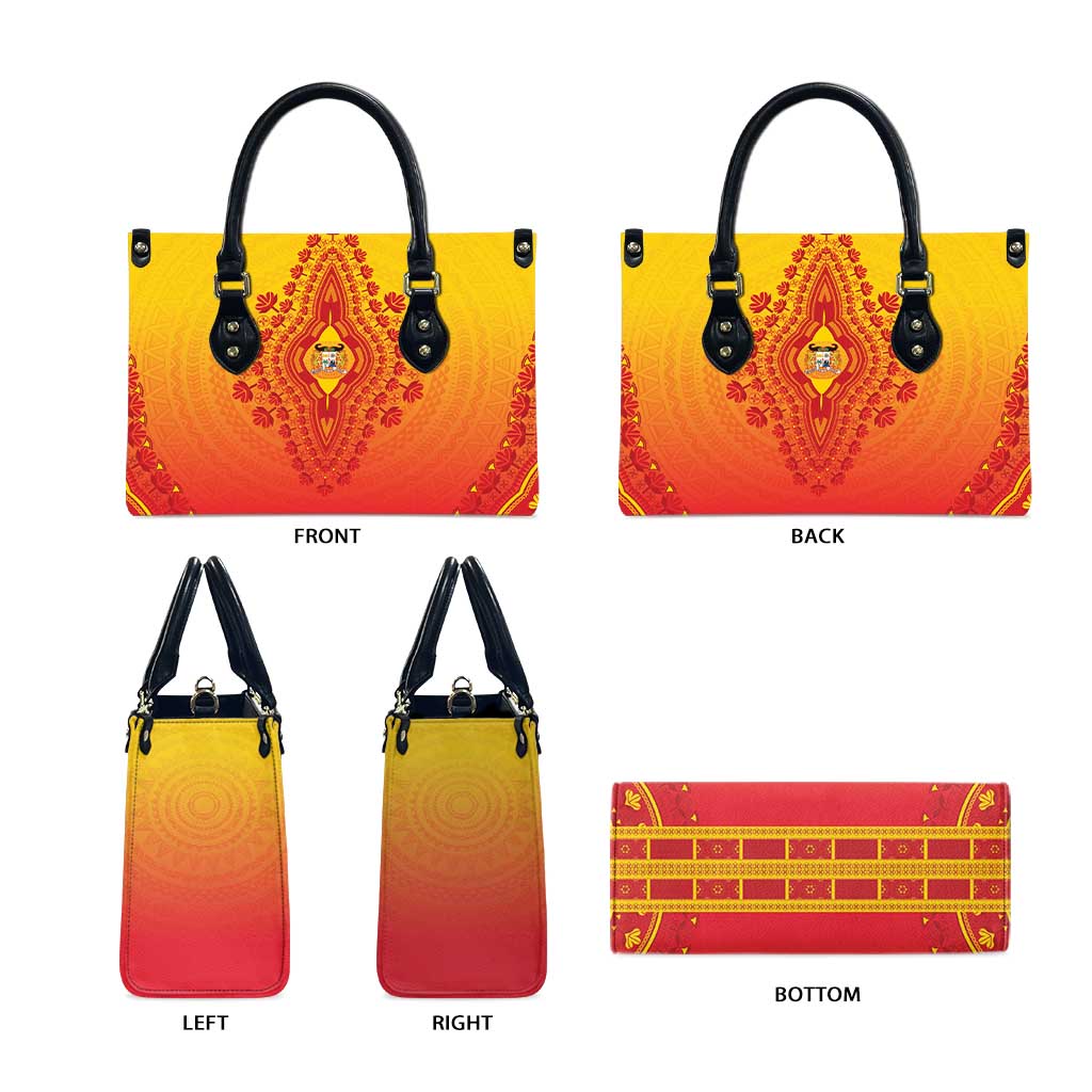 Benin African Dashiki Leather Bag