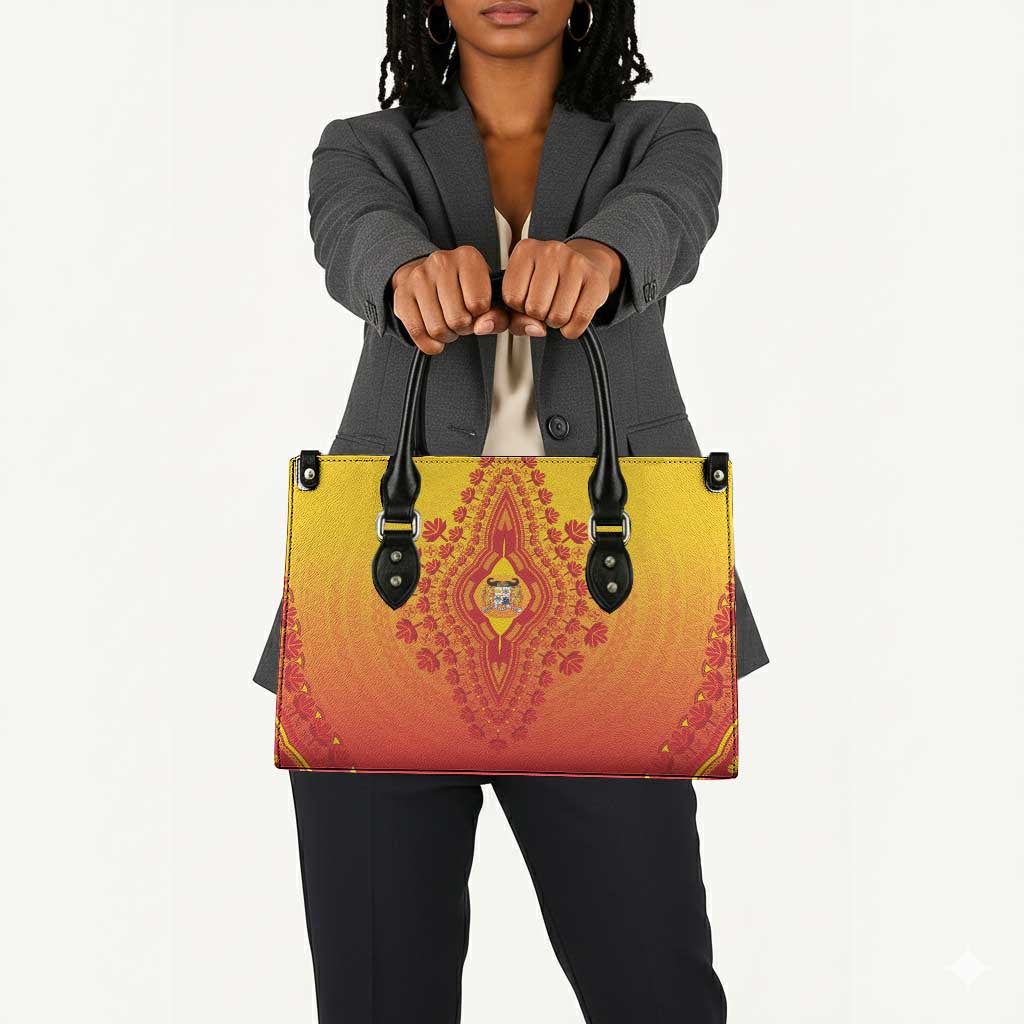 Benin African Dashiki Leather Bag