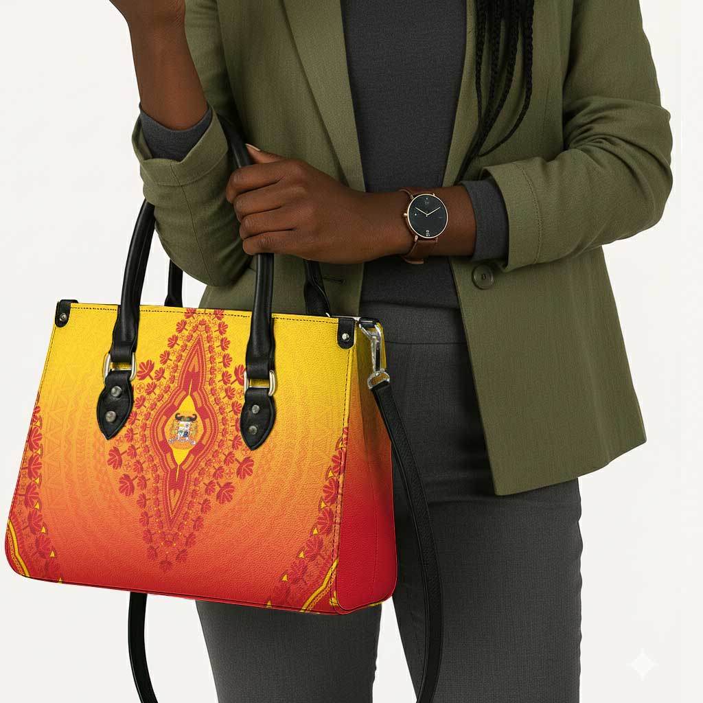 Benin African Dashiki Leather Bag