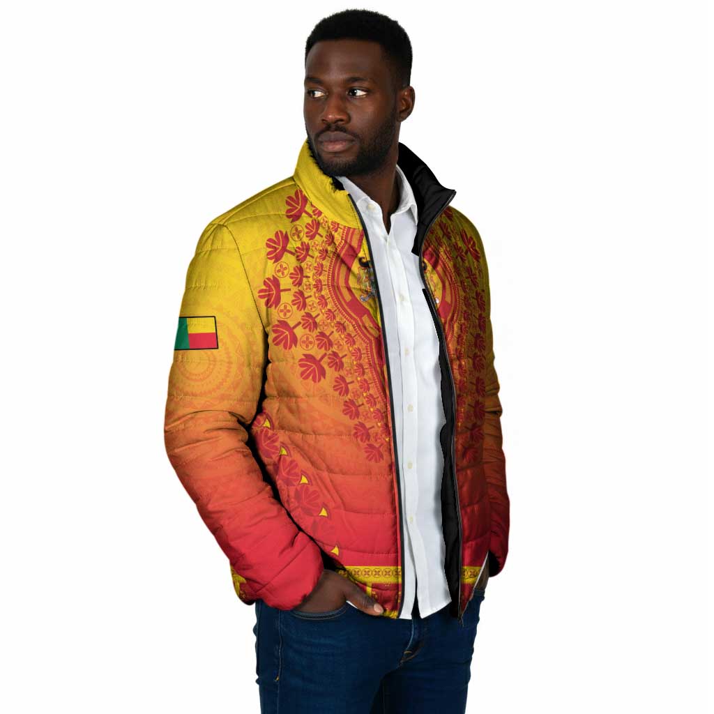 Personalized Benin African Dashiki Padded Jacket