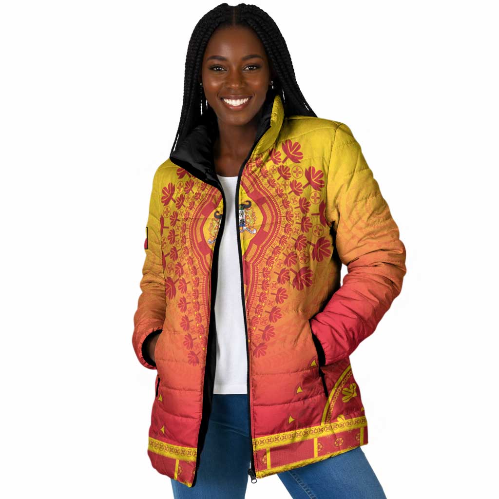 Personalized Benin African Dashiki Padded Jacket