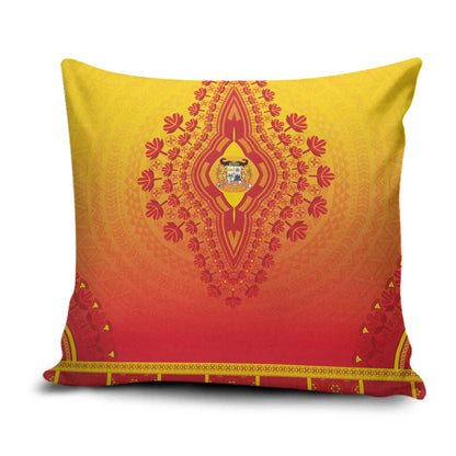 Benin African Dashiki Pillow Cover