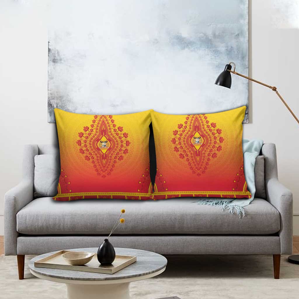 Benin African Dashiki Pillow Cover