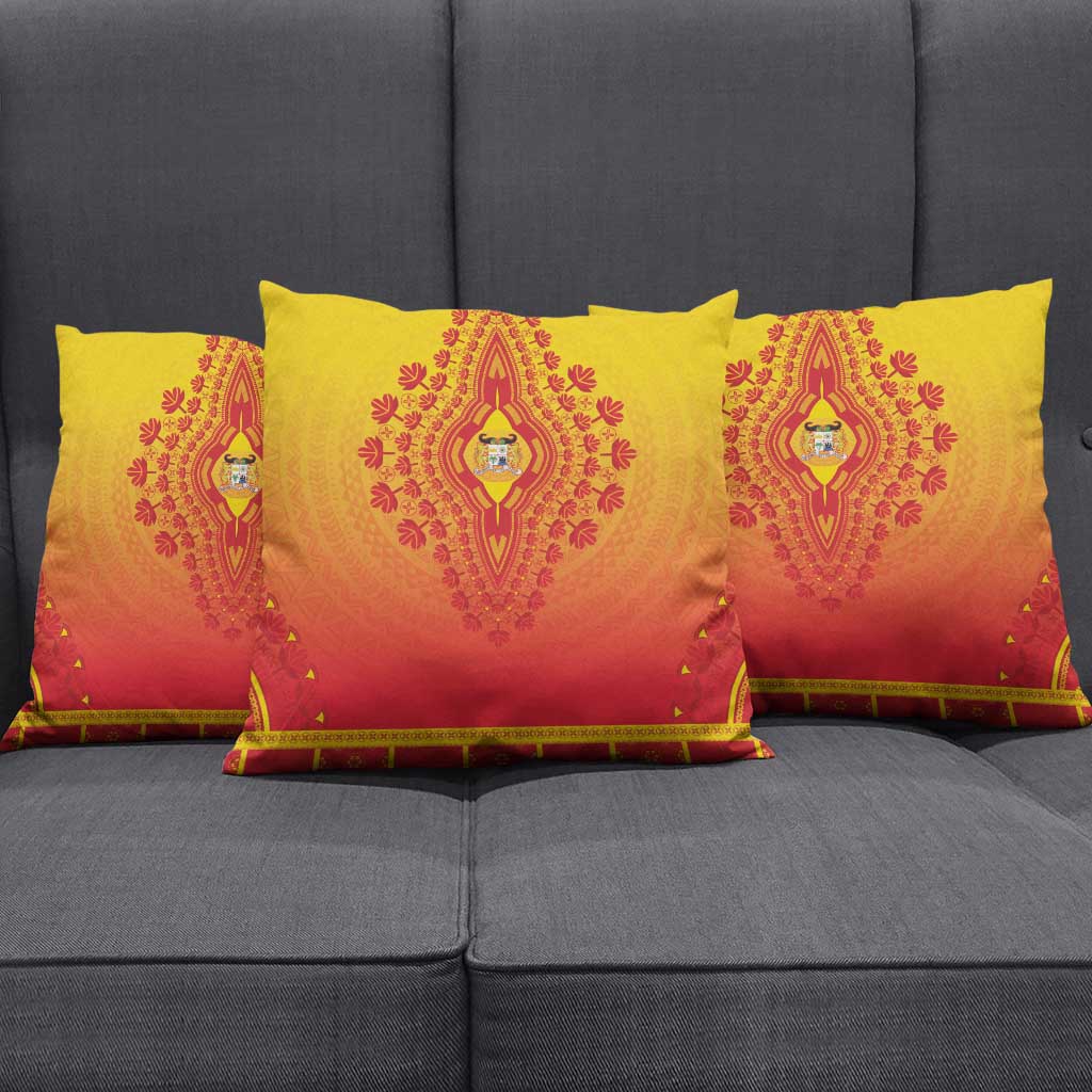 Benin African Dashiki Pillow Cover