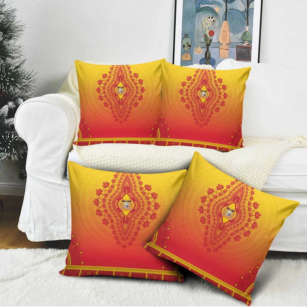 Benin African Dashiki Pillow Cover