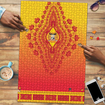 Benin African Dashiki Puzzle