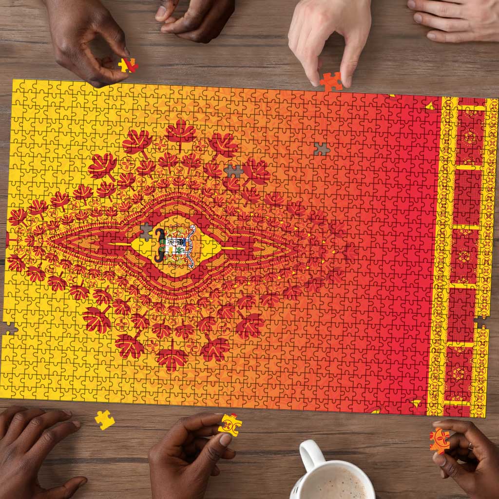 Benin African Dashiki Puzzle