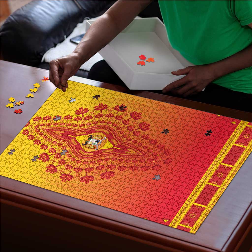 Benin African Dashiki Puzzle