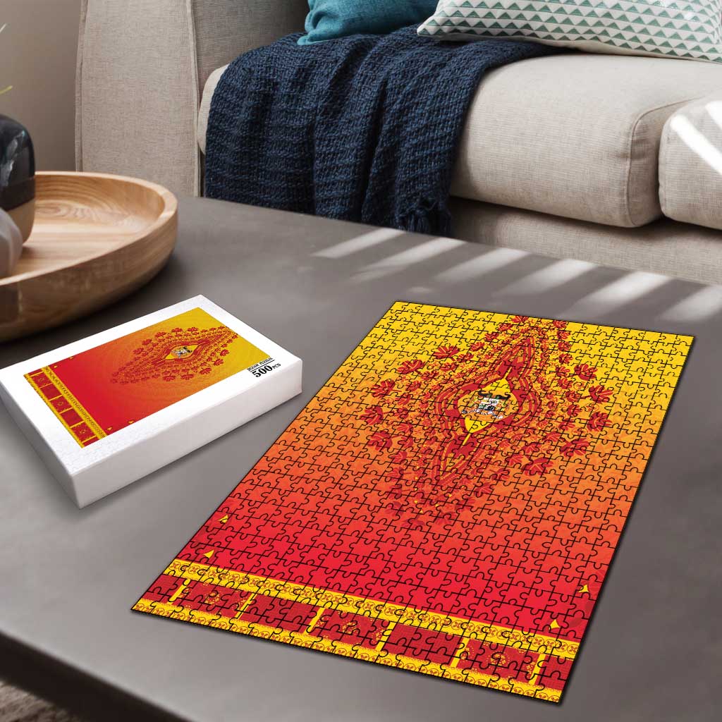 Benin African Dashiki Puzzle