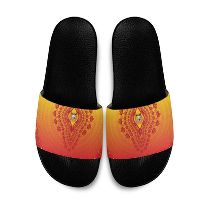 Benin African Dashiki Slide Sandals