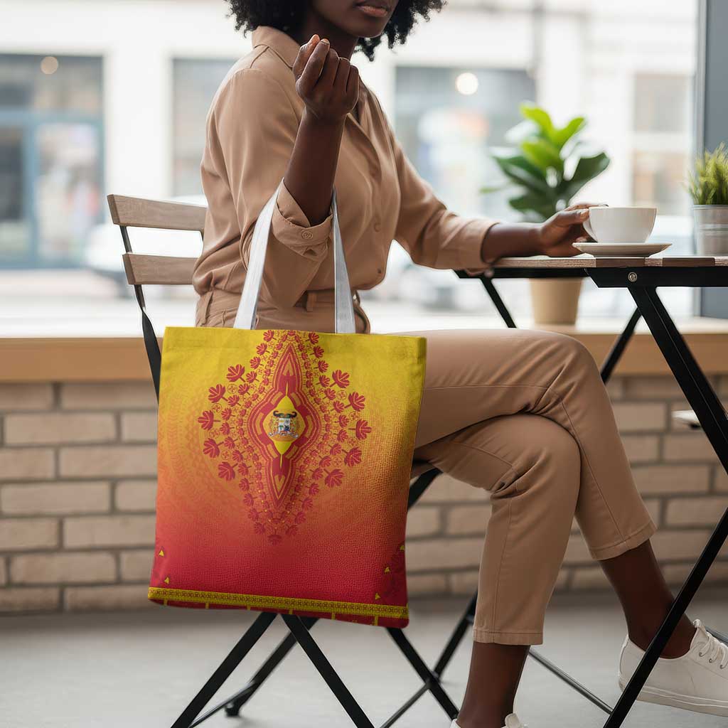 Benin African Dashiki Tote Bag