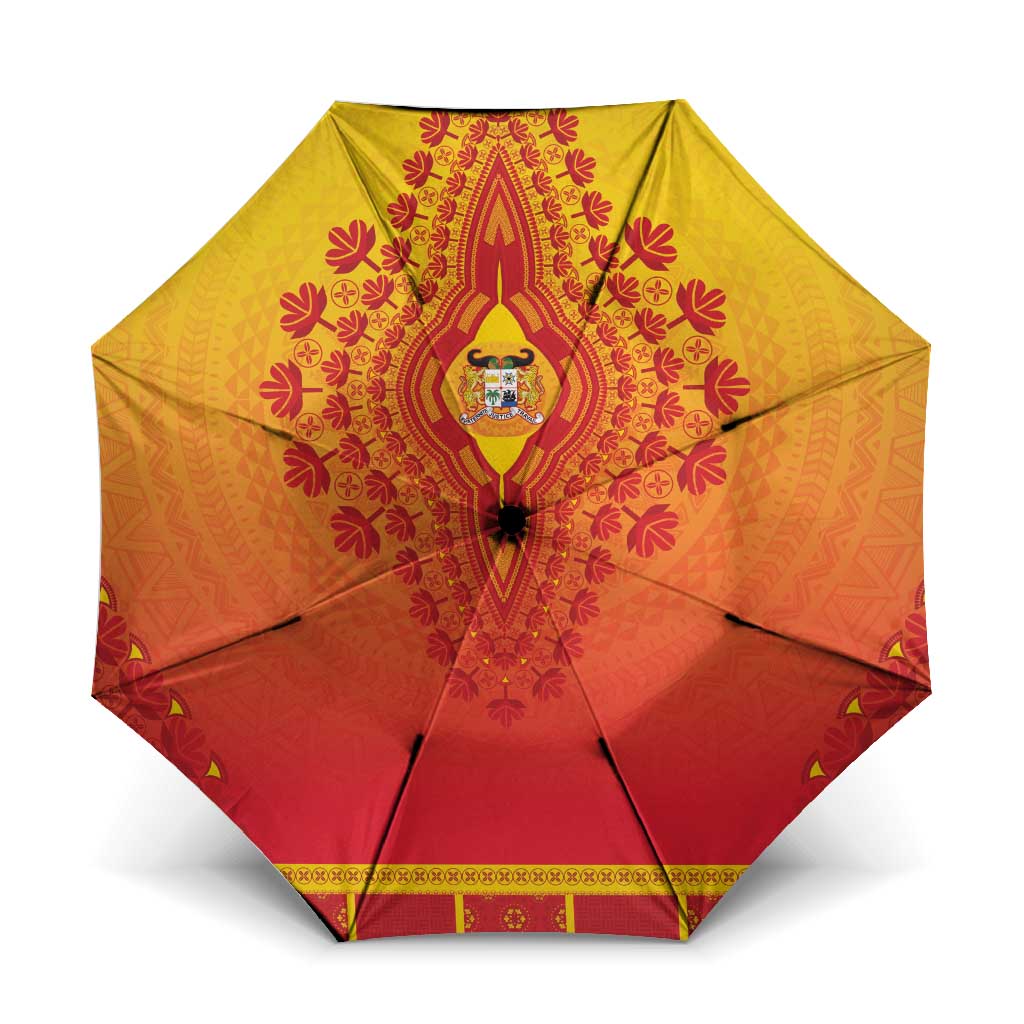 Benin African Dashiki Umbrella
